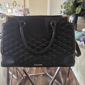 Rebecca Minkoff Black Quilted Tote